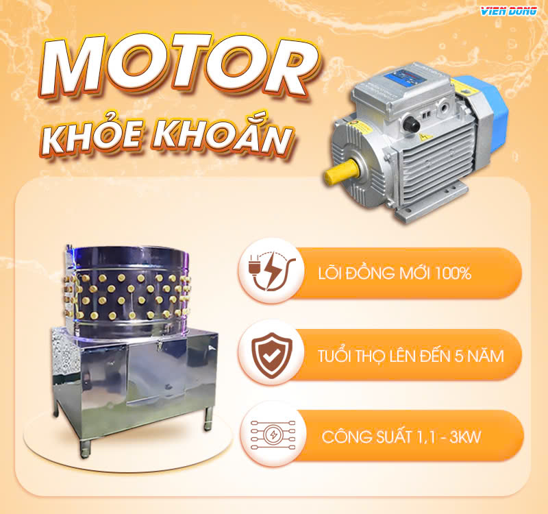 máy vặt lông gà vịt